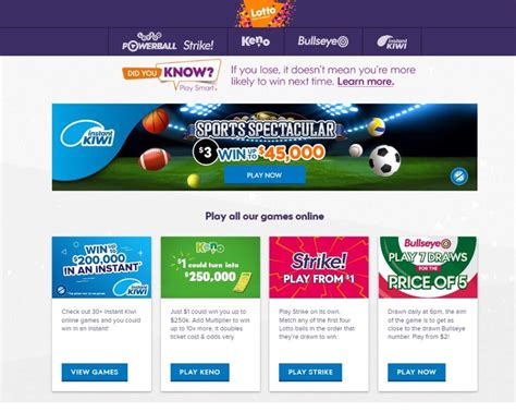 Play NZ Lotto Online With Official Lottery Tickets.